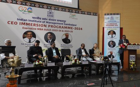 आईआईएम संबलपुर ने एक्जीक्यूटिव एमबीए के लिए सीईओ इमर्शन प्रोग्राम का आयोजन किया