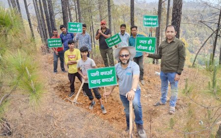 'चाल खाल' बनाकर पर्यावरण संरक्षण की मुहिम में जुटें डॉ बिक्रान्त तिवारी